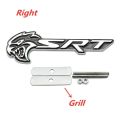 3D Metal Hellcat Fender Badge Emblem Front Grill Logo Car Stickers Decals For Chrysler Challenger Charger SRT Car Accessories. 