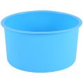 Silicone Mini Cake Molds 4 Inch Round Baking Pan Non-Stick Silicone Baking Mold Bakeware Pan Reusable Blue, Set of 6. 