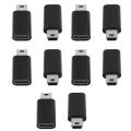 10Pcs USB C to Mini USB 2.0 Adapter Type C Female to Mini USB Male Convert Adapter for GoPro MP3 Players Dash Cam.