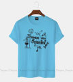 Scientiest Design Halfsleeve Chines microfibre jercy thin printed tshirt for girls and Women.