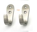 Single Stainless Steel Coat Hook Wall Hanger.