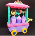 Toy Mini Super Funny Mini Ice Cream Trolley Car Set For Kids For Using Home And Outdoor Play (26 x 22cm). 