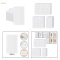 30 Pieces Wall Plate Outlet Sealers Insulation Wall Insulation Gasket for Rocker Duplex. 