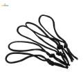2x5 Piece Polyester Leash Strings for SUP Surfboard Bodyboard Longboard Black. 