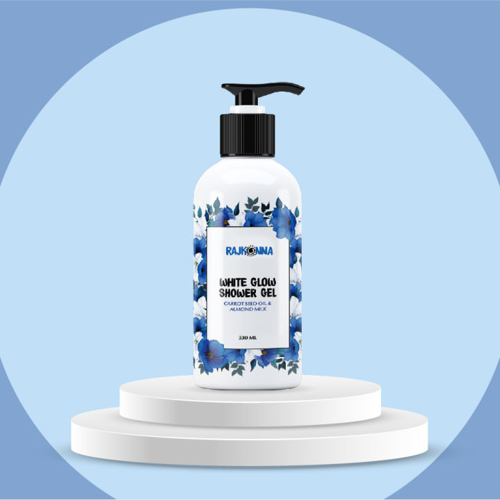 Rajkonna%20White%20Glow%20Shower%20Gel%20330ml%20with%20Free%20Loofah%20%7C%20Almond%20Milk%20&%20Carrot%20Seed%20Oil%20%7C%20Brightening,%20Moisturizing%20&%20Deep%20Cleansing%20Body%20Wash%20-%20Image%202
