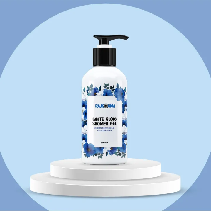 Rajkonna%20White%20Glow%20Shower%20Gel%20330ml%20with%20Free%20Loofah%20%7C%20Almond%20Milk%20&%20Carrot%20Seed%20Oil%20%7C%20Brightening,%20Moisturizing%20&%20Deep%20Cleansing%20Body%20Wash%20-%20Image%202