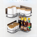 1PC Punch-free bathroom shelf storage organizer shower wall shelf storage box kitchen basket bathroom accessories WJ102813.