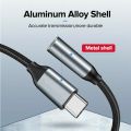 (New) bluewow 09U type C to 3.5mm adapter jsaux aux USB C to 3.5mm headphone jack audio adapter cable for Xiaomi Mi iPad Pro Samsung Galaxy S20.