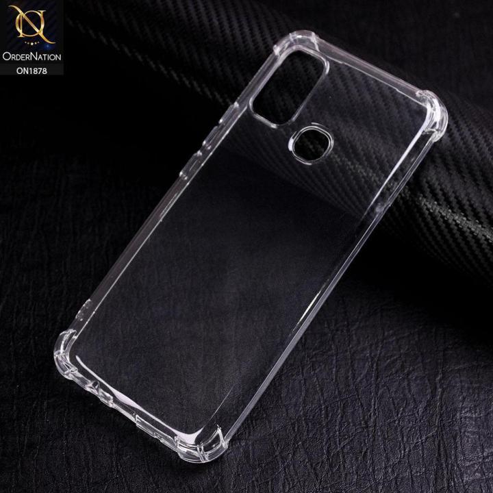 For Infinix Hot 9 Play Premium Silicone Case Crystal Clear Soft TPU Ultra-Thin Transparent Flexible Protective Mobile Phone Back Cover