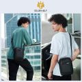 GOLDEN WOLF Cross Body Shoulder Bags for Men,  Water-resistant Messenger Bag, 3L Small Crossbody Bag Sling Bag. 