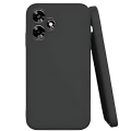 Infinix Hot 30 Silicone Matte Flexible Soft Phone Case - Black - Phone Back Cover.