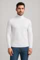 Premium Quality Solid Black &White Color High Neck Cotton Full Sleeve Sweater for Men Women.