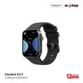 Kieslect KS2 Calling 2.01" FHD AMOLED 3ATM Smart Watch (Double Strap + Protector).