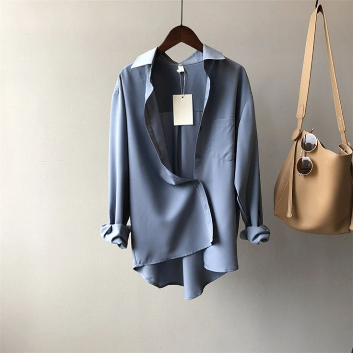 Women's%20Long%20Sleeve%20Casual%20Work%20Shirt%20Polyester%20Regular%20Fit%20Office%20Blouse%20Tops%20Elegant%20Business%20Wear%20-%20Image%203