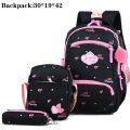 3 Set School Backpacks Printed School Bags For Teenagers Girls Children Orthopedics Backpacks Kids Book Bag Waterproof Schoolbag.