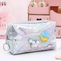 Star Pencil Case Glitter Large Capacity Pencilcase Pen Makeup Case Supplies Pencil Bag School Box Pencil Pouch Stationery.