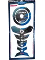 Yamaha fz-s v1 v2 v3 tank pad sticker for motorcycle blue. 