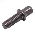 10Pcs Drum Tension Rods Smooth Deep Thread Strong Metal Tight Screw Short Screws for Snare Drum, Bass Drum Percussion Instrument DIY Replaces.