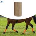 Tape 4 inch Wide Breathable Self Adherent Wrap for Cats Sports Leg Khaki. 
