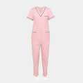 Cotton Medical Scrub Top and Pant – Lightweight and Durable Professional Set. 