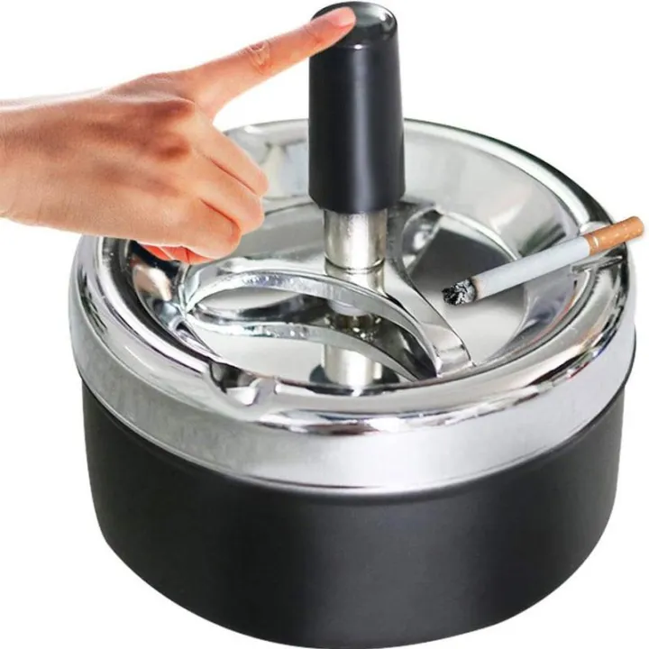 1pcs%20Stylish%20Metal%20Windproof%20Press%20Rotating%20Lid%20Home%20Office%20el%20Flame%20Retardant%20Ashtray%20For%20%20Cylinder%20r%20Gift%20-%20Image%203