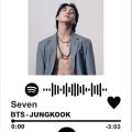 BTS JUNGKOOK SEVEN Concept Music Acrylic Keychain. 