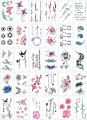 【beauty code store】30 Pieces/set Tiny TattooTemporary Body Art Tatoo Sticker Women Men Lotus Children. 