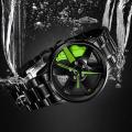 ✿ 2021 Cool Black Series !New Sports Car Wheel Design Men Quartz Watch Classic Stainless Steel Male Sport Tire Watch Business Racing Watch for Men Gift Montre Homme. 