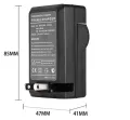Battery Charger for Fujifilm FinePix F500EXR, F550EXR, F750EXR, F770EXR, F775EXR, F800EXR, F850EXR, F900EXR Digital Camera. 