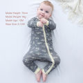MICHLEY Christmas Bamboo Baby Romper Cartoon Shark Car Newborn Clothes Footies Overalls Bodysuit Pajamas For Boys Girls 0-24M. 