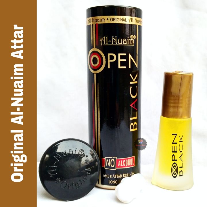 Al%20Nuaim%20Open%20Black%20Roll%20On%20Attar%20Non%20Alcoholic%20Long%20Lasting%20Perfume%20-%206ml%20-%20Image%202