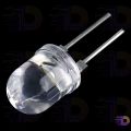 10Pcs 10Mm White Led Clear Transparent White 10Mm Led Super Bright Led Lamp Wide Angle Electronics Components Indicator Flash Light Emitting Diodes -  Rgb Light. 