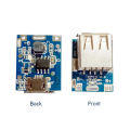 5V 1A 18650 Lithium battery charger power bank circuit blue color -Simple To Use. 