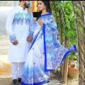 Occasional Dress/Couple Set/Matching Dress/Traditionally Dress/Sari And Panjabi- Block Print Saree & Panjabi - Sharee For Women. 