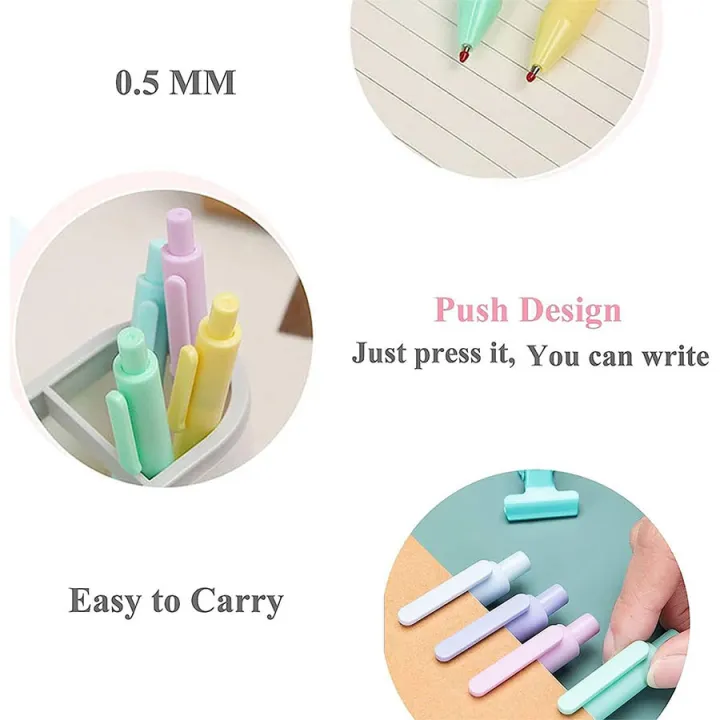 10%20Pcs/Set%20Kawaii%20Candy%20Colored%20Gel%20Pen%20Creative%20Macron%20Color%20Series%20Student%20Writing%20School%20Office%20Supply%20Stationery%20-%20Image%203