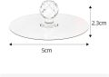 8pcs Diamond wall hook self adhesive stylish design for multipurpose use. 