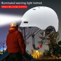 smart bicycle helmet with 3 kinds of warning lights, smart and safe shiny helmet, comfortable and lightweight new. 