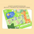 Math Learning Board 100 Cards Arithmetic Skills Magnetic Design Durable Math Game Board for Kids Education U. 