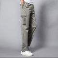 Men Cargo Pants large size big 7XL 8XL 9XL 10XL Stretch trousers Autumn military safari style Straight pantscket khaki 50. 