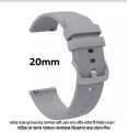 20mm Silicone Strap for Xiaomi Amazfit Bip, GTS, Colmi P28Plus, P8 Pro.