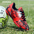 JIEMIAO Men's Superfly Futsal Soccer Shoes Kids Boys Girls Students Cleats Training Football Boots Antiskid Football Sneakers.