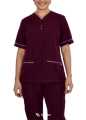 Women’s Cotton Workwear Scrub Set with V-Neck Design Healthcare.