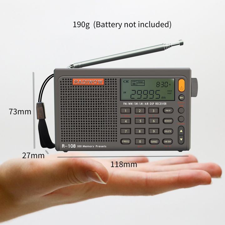 SIHUADON%20R-108%20Radio%20FM%20Stereo%20Digital%20Portable%20Radio%20AM%20SW%20Air%20Radio%20Receiver%20Alarm%20Function%20Display%20Clock%20Temperature%20Speaker%20-%20Image%206