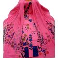 Cotton Unstitched Screen Printed Three Pics For Woman - 3 Pice Dress - Suitable for All Seasons - Perfect Casual Wear.