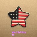 American Elements Alphanumeric National Flag Bay Military Badge Embroidered Cloth Patch Clothes Badge Armband Pants Patch Appliqué With Adhesive Back Can Be Ironed Can Hand-Sewn diy Material Phone Case Decoration. 