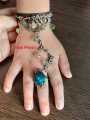Fashion Indian Thai Golden Finger Bracelet.