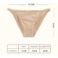 Soft Satin Strings Women Panties Elastic Low Waist Seamless Underwear T-back G-string Lingerie Female.
