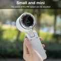 Turbo Fan Rechargeable Handheld Mini Fan 5 Speed Digital Display Pocket Fan. 