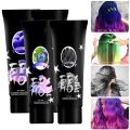 Hair Dye Cream Gradient Color Hair Dye Temperature Color Changing Hairdye Purple Pink, Green Yellow, Blue Pink, Black Silver. 