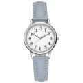 Japan Movement Women Quartz Watch Easy To Read Arabic Numerals Simple Dial PU Leather Strap Lady Candy Color. 
